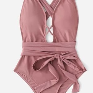 BNWT SHEIN Criss Cross One piece swimsuit